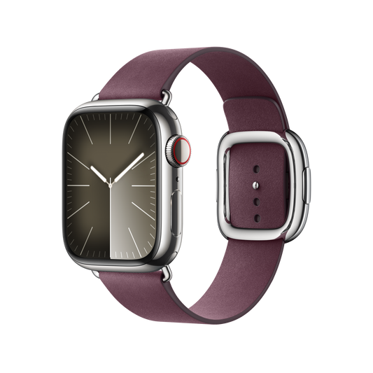 Apple Watch 38/40/41 mm Morušově rudý řemínek s moderní přezkou – malý - bonami.click
