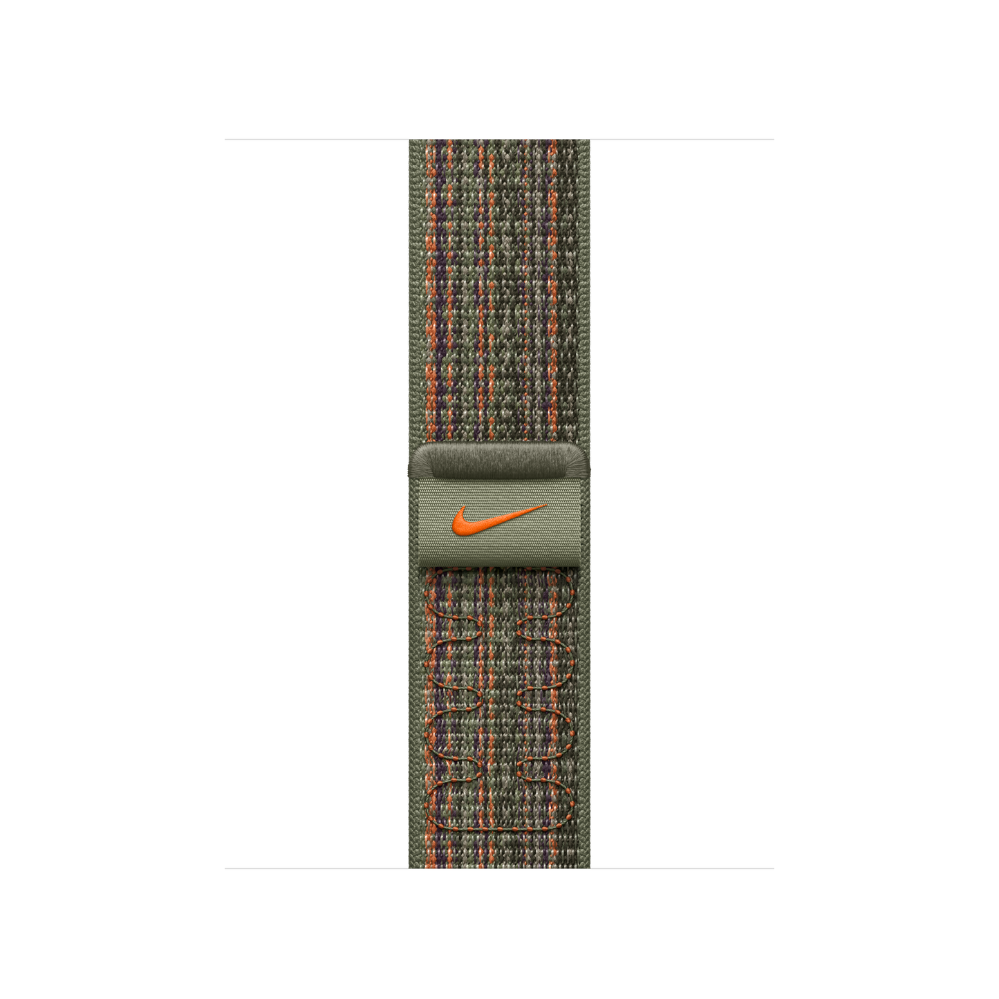 Apple Watch 38/40/41 mm sekvojově zelený / oranžový provlékací sportovní řemínek Nike - bonami.click