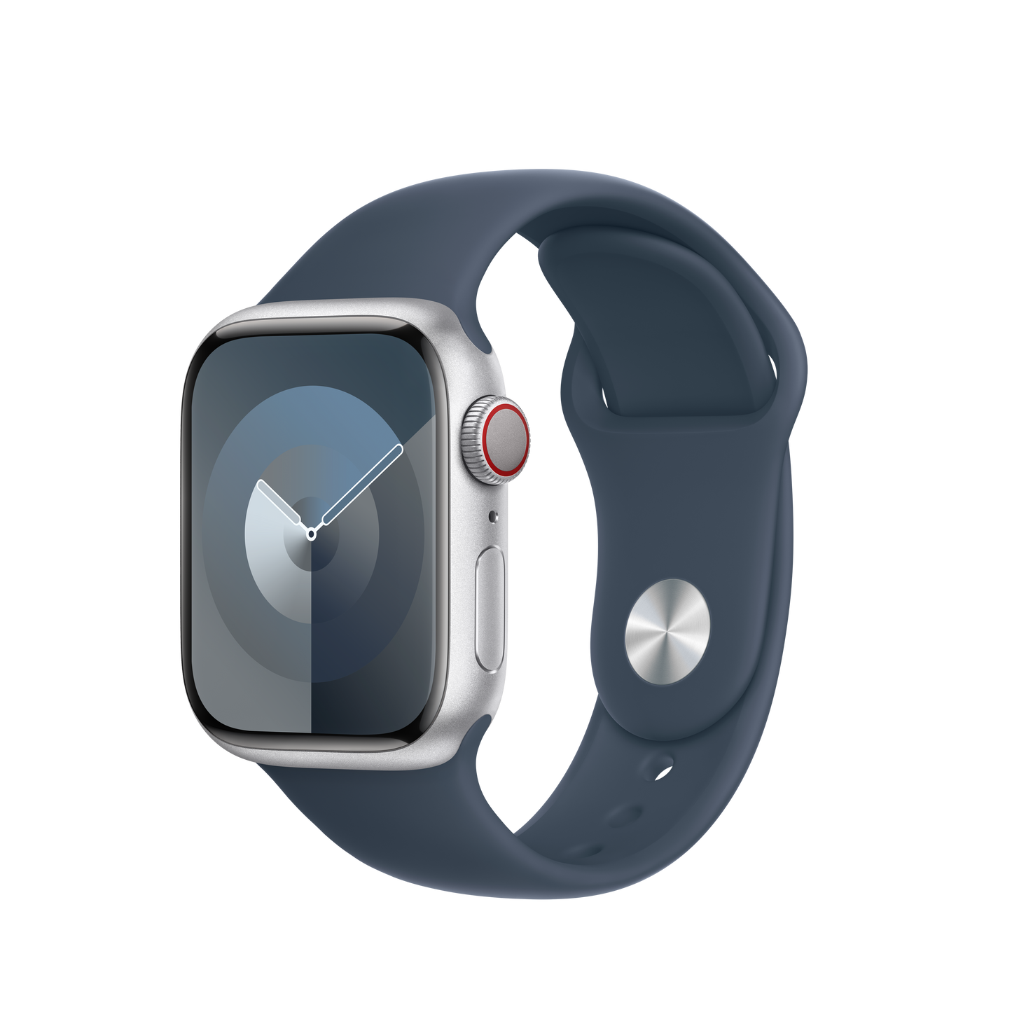 Apple Watch 38/40/41 mm bouřkově modrý sportovní řemínek – S/M - bonami.click
