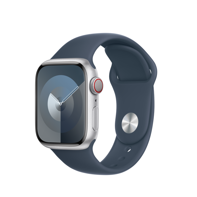 Apple Watch 38/40/41 mm bouřkově modrý sportovní řemínek – S/M - bonami.click
