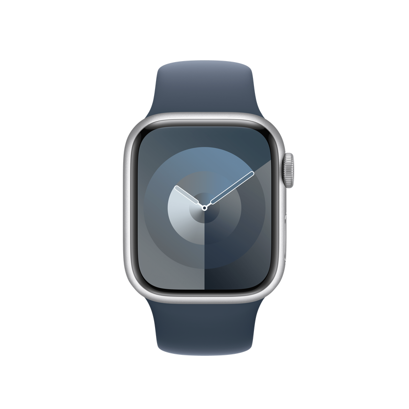 Apple Watch 38/40/41 mm bouřkově modrý sportovní řemínek – S/M - bonami.click