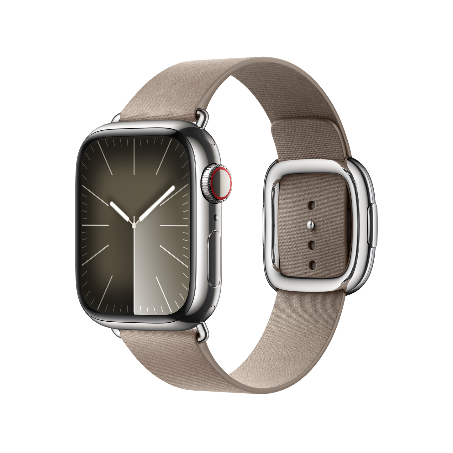Apple Watch 38/40/41 mm Žlutohnědý řemínek s moderní přezkou – střední - bonami.click