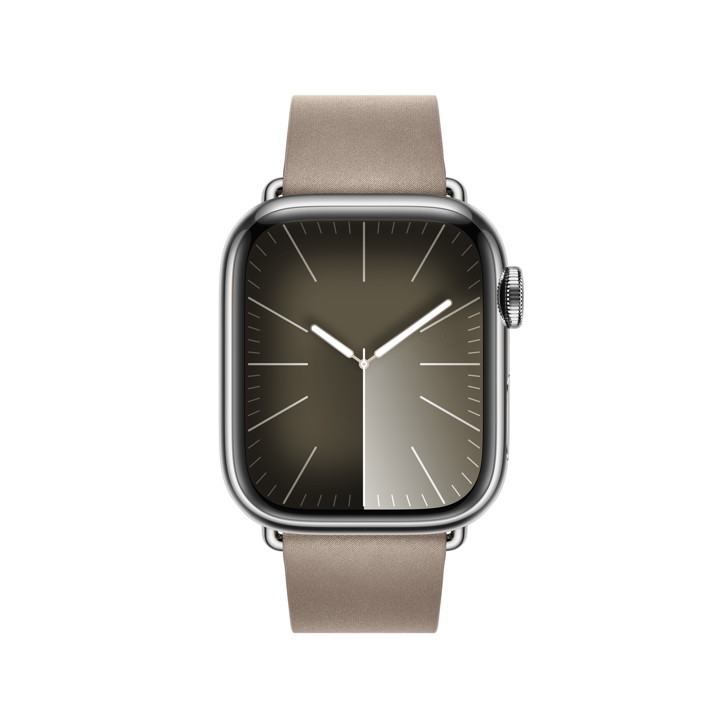 Apple Watch 38/40/41 mm Žlutohnědý řemínek s moderní přezkou – střední - bonami.click