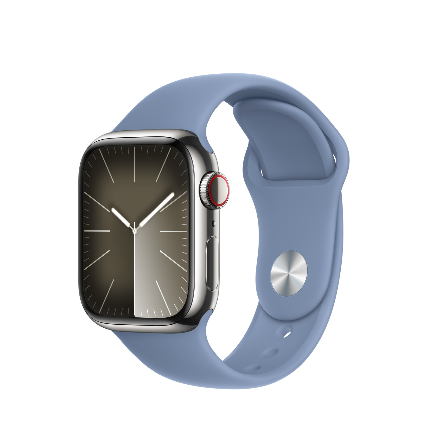 Apple Watch 38/40/41 mm ledově modrý sportovní řemínek – M/L - bonami.click