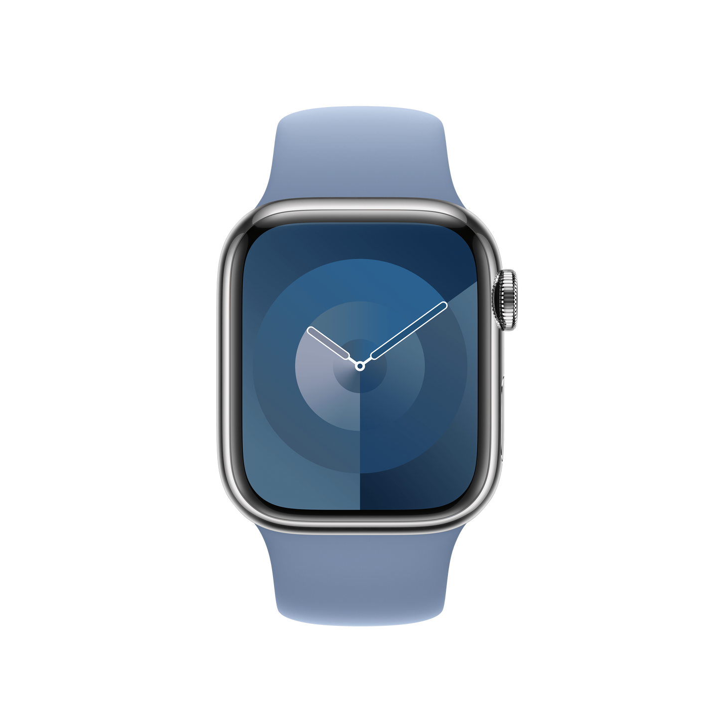 Apple Watch 38/40/41 mm ledově modrý sportovní řemínek – M/L - bonami.click