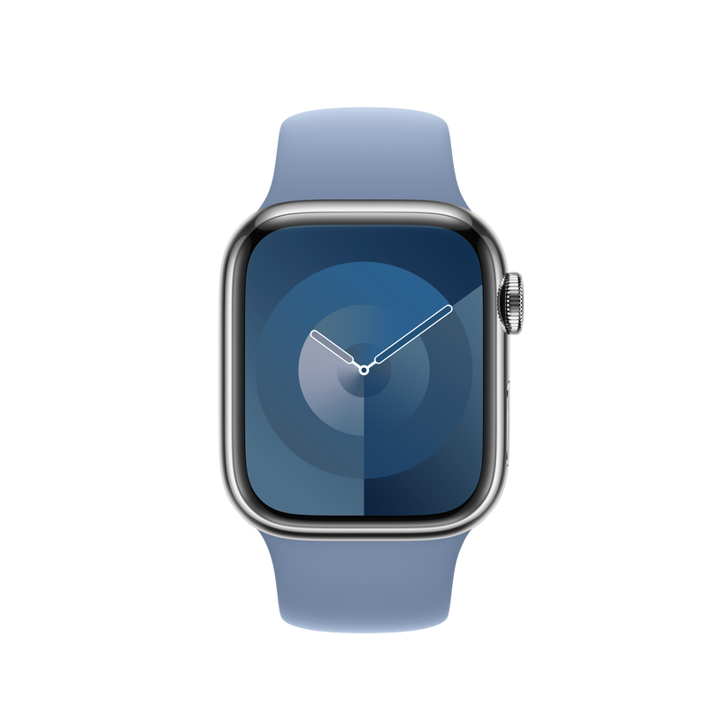 Apple Watch 38/40/41 mm ledově modrý sportovní řemínek – M/L - bonami.click