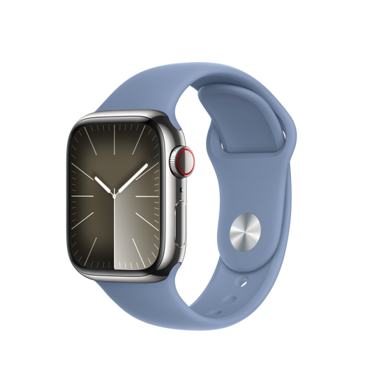 Apple Watch 38/40/41 mm ledově modrý sportovní řemínek – S/M - bonami.click