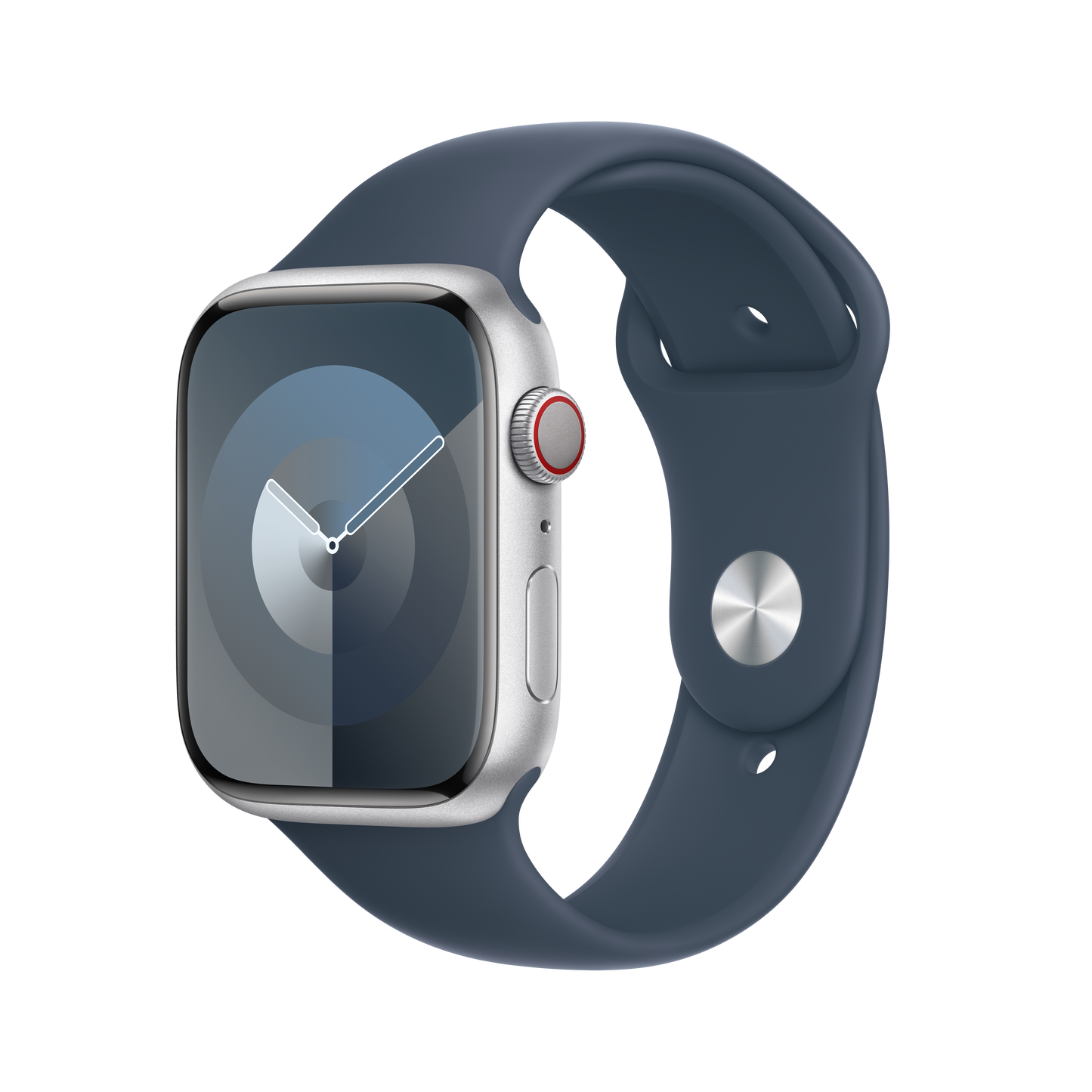 Apple Watch 42/44/45/49 mm bouřkově modrý sportovní řemínek – M/L - bonami.click