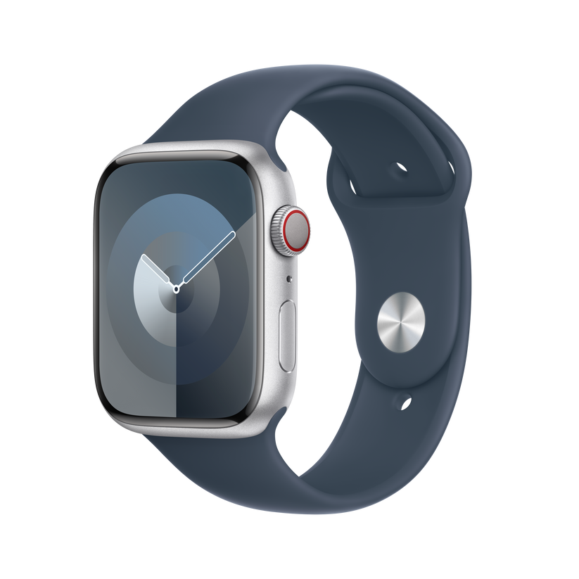 Apple Watch 42/44/45/49 mm bouřkově modrý sportovní řemínek – M/L - bonami.click