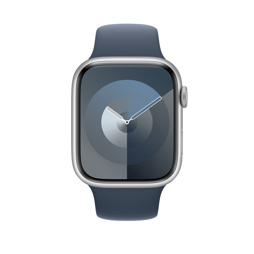 Apple Watch 42/44/45/49 mm bouřkově modrý sportovní řemínek – M/L - bonami.click
