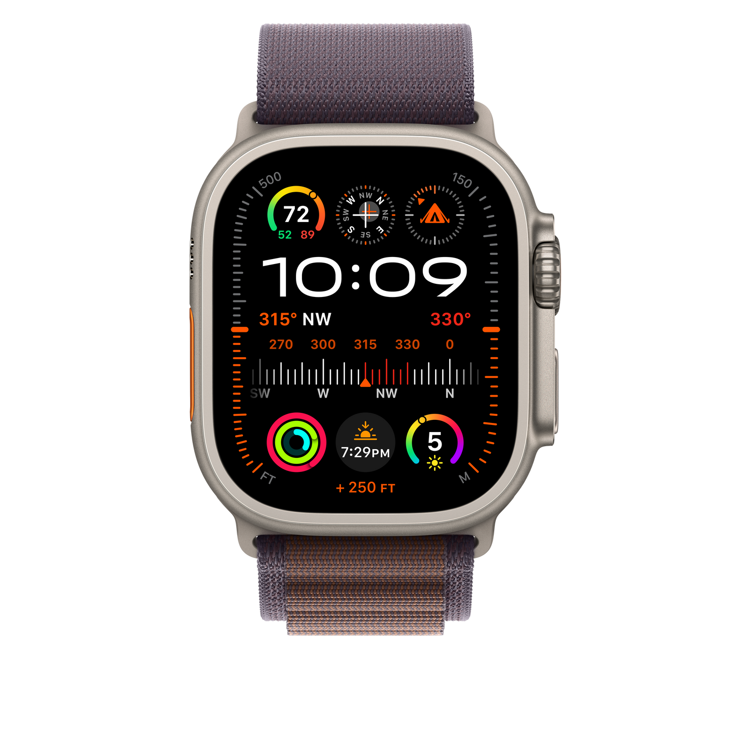 Apple Watch 44/45/49 mm indigový Alpský tah – malý - bonami.click