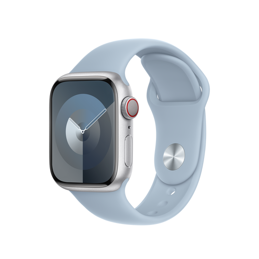 Apple 38/40/41mm světle modrý sportovní řemínek M/L - bonami.click