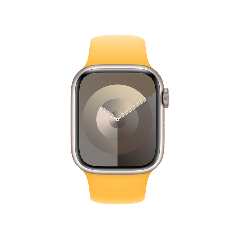 Apple 38/40/41mm paprskově žlutý sportovní řemínek M/L - bonami.click