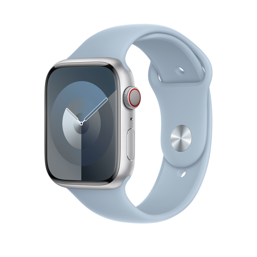 Apple 42/44/45/49mm světle modrý sportovní řemínek M/L - bonami.click