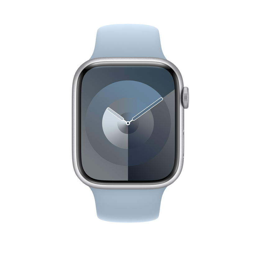 Apple 42/44/45/49mm světle modrý sportovní řemínek M/L - bonami.click