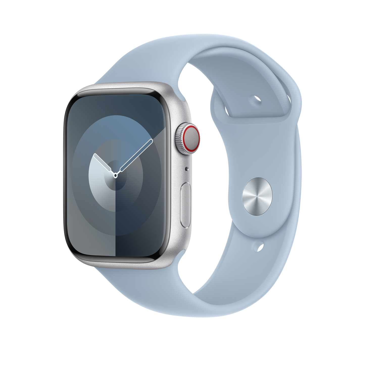 Apple 42/44/45/49mm světle modrý sportovní řemínek S/M - bonami.click