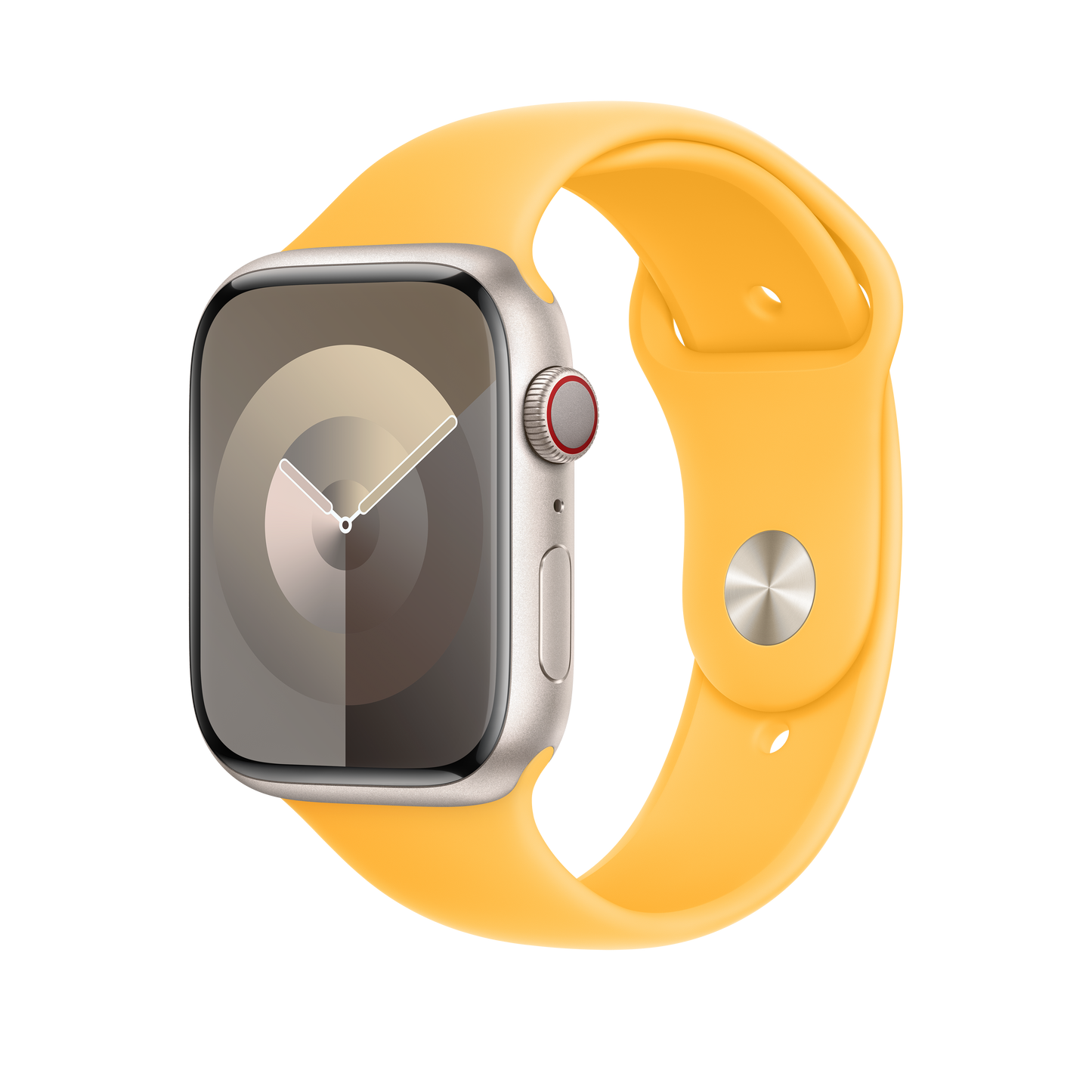 Apple 42/44/45/49mm paprskově žlutý sportovní řemínek ML - bonami.click