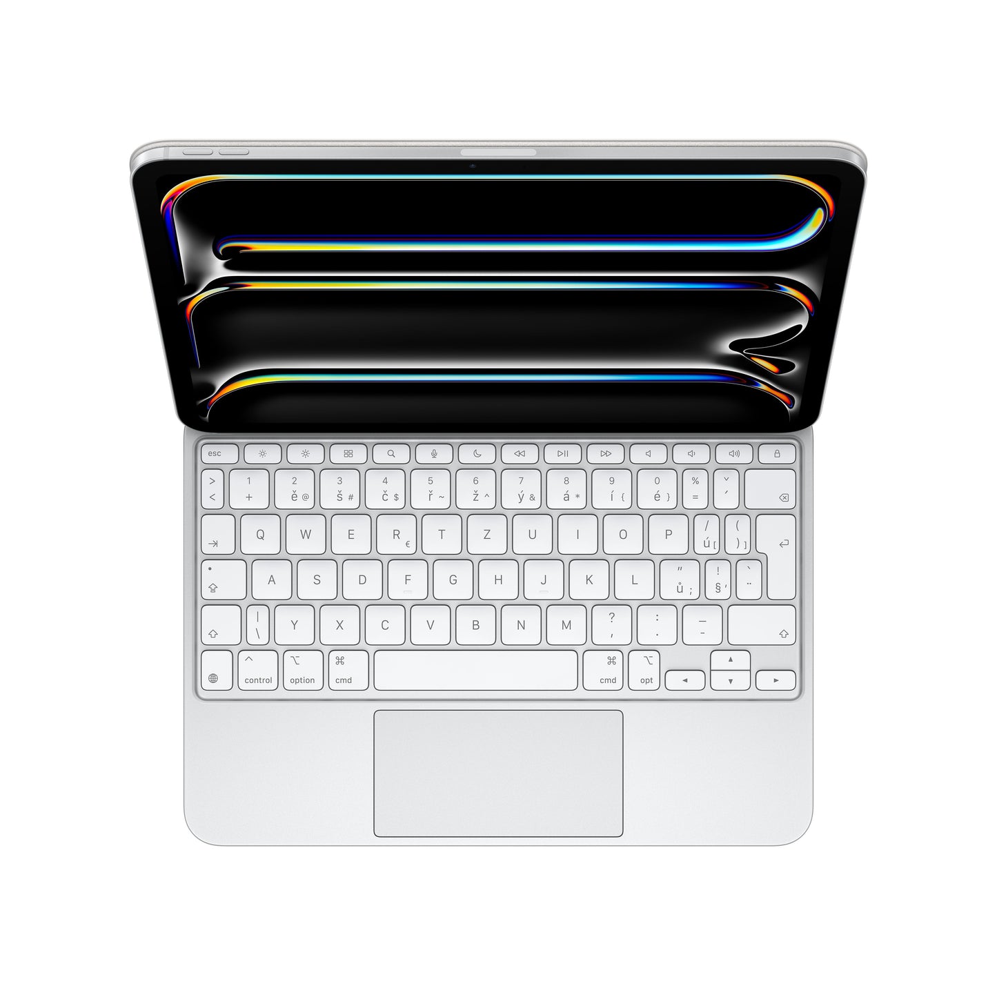 Apple Magic Keyboard k 11palcovému iPadu Pro (M4) – český – bílý - bonami.click