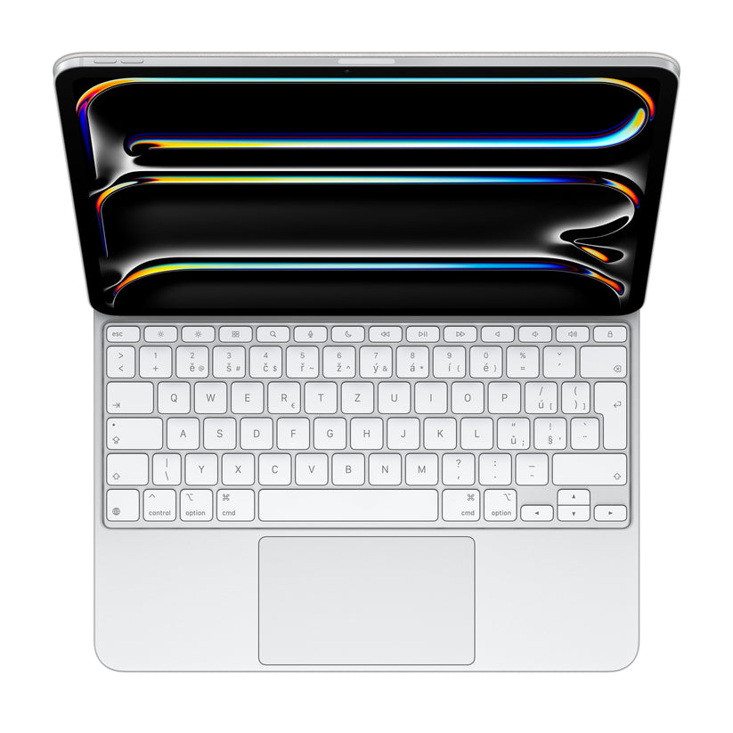 Apple Magic Keyboard k 13palcovému iPadu Pro (M4) – český – bílý - bonami.click