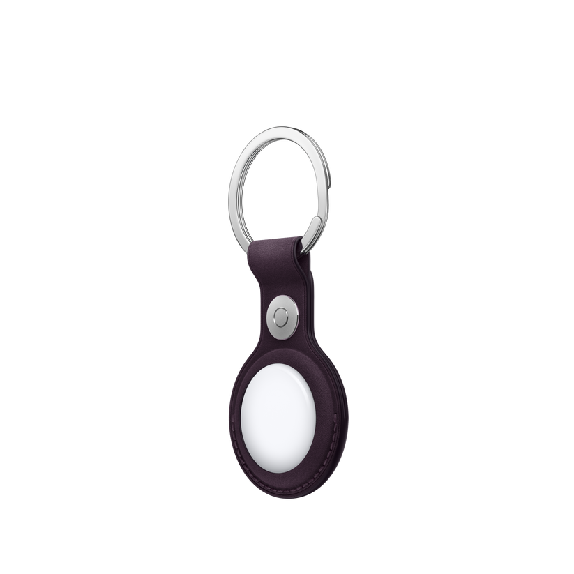 Apple klíčenka z tkaniny FineWoven na AirTag - ostružinová - bonami.click