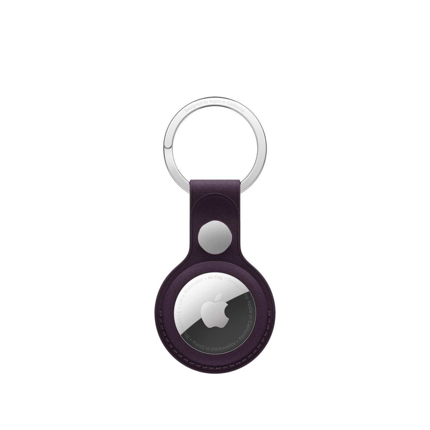 Apple klíčenka z tkaniny FineWoven na AirTag - ostružinová - bonami.click