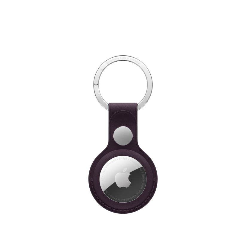 Apple klíčenka z tkaniny FineWoven na AirTag - ostružinová - bonami.click