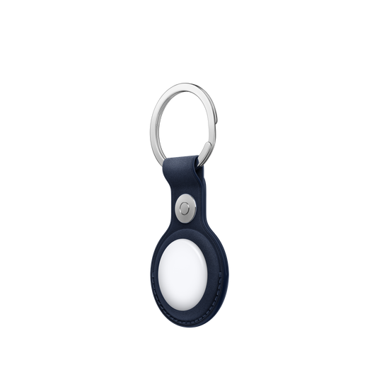 Apple klíčenka z tkaniny FineWoven na AirTag - temně modrá - bonami.click