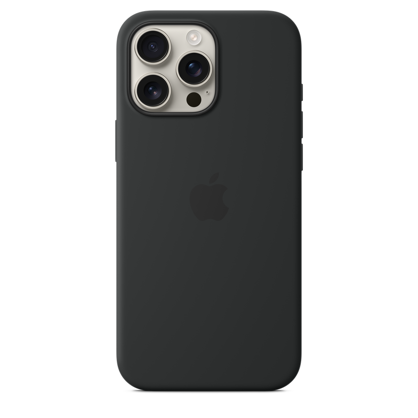 Apple silikonový kryt s MagSafe na iPhone 16 Pro Max - černý - bonami.click