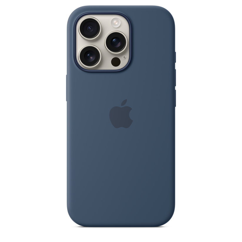 Apple silikonový kryt s MagSafe na iPhone 16 Pro - denimový - bonami.click