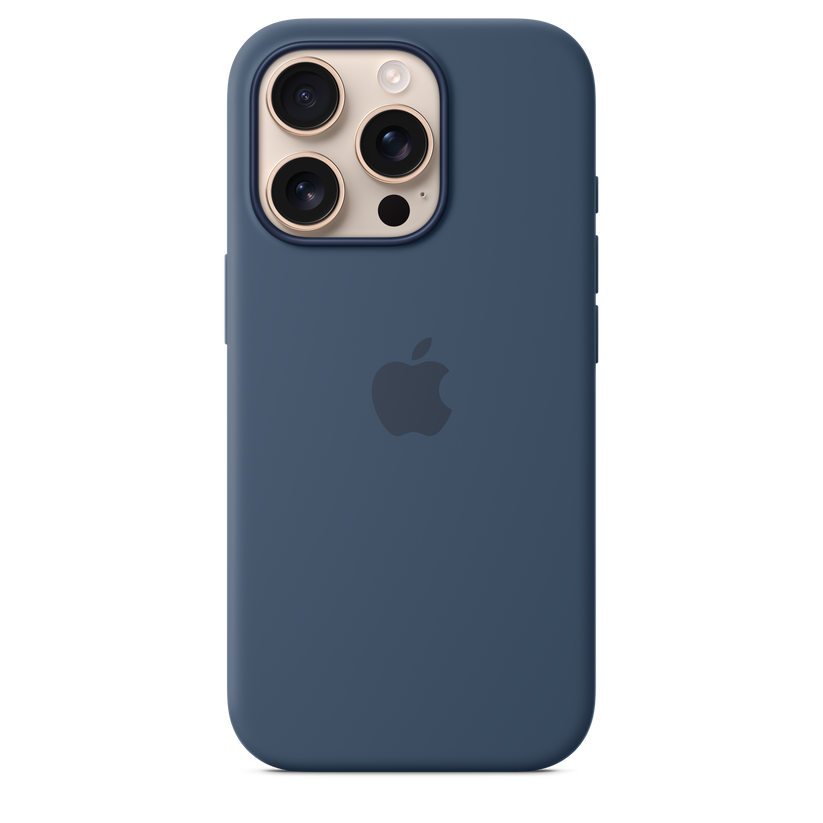 Apple silikonový kryt s MagSafe na iPhone 16 Pro - denimový - bonami.click