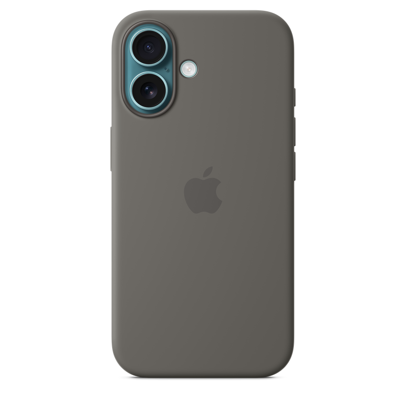 iPhone 16 Silicone Case with MagSafe - Stone Grey - bonami.click