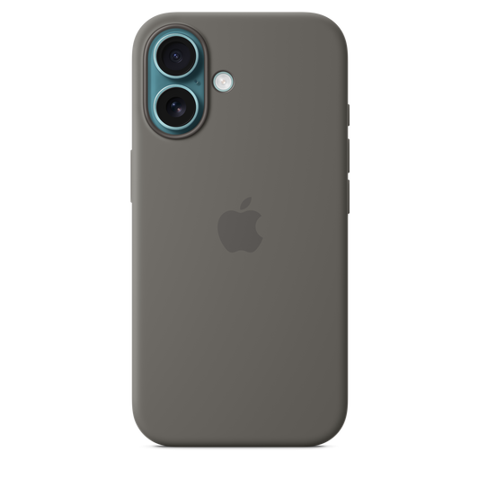 iPhone 16 Silicone Case with MagSafe - Stone Grey - bonami.click