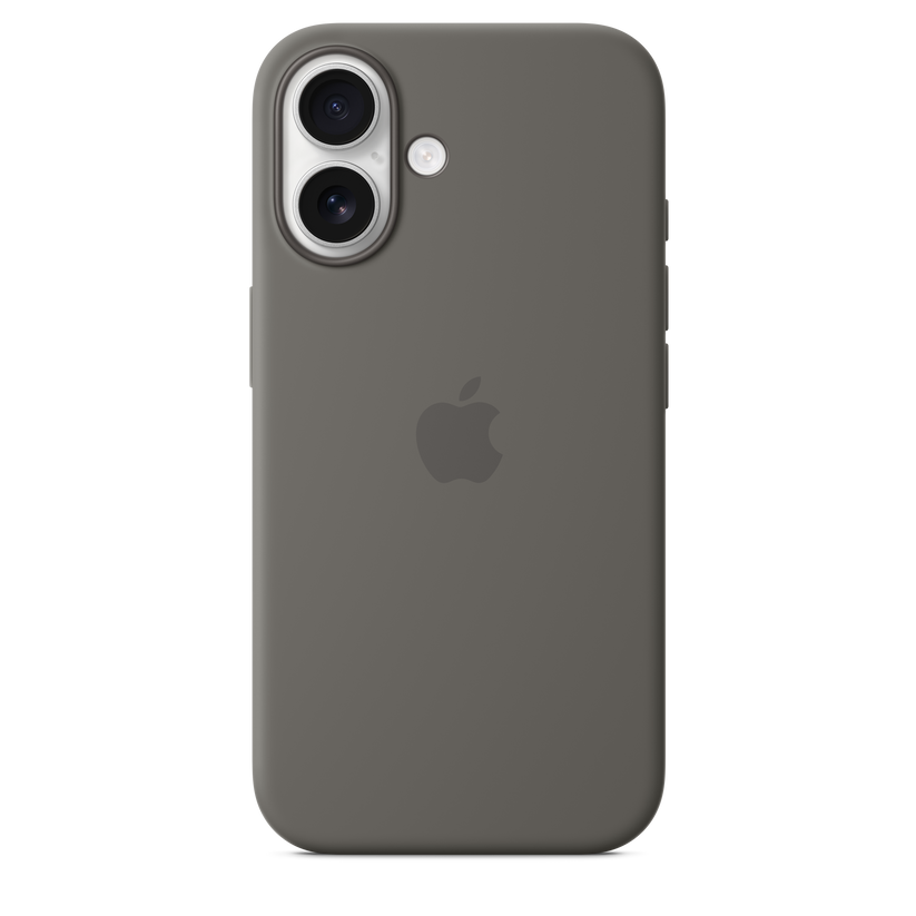 iPhone 16 Silicone Case with MagSafe - Stone Grey - bonami.click
