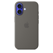 iPhone 16 Silicone Case with MagSafe - Stone Grey - bonami.click