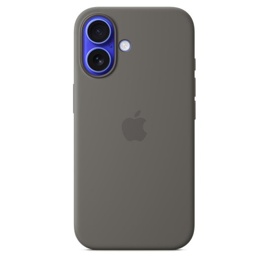 iPhone 16 Silicone Case with MagSafe - Stone Grey - bonami.click