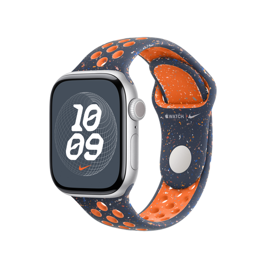 Apple Watch 38/40/41mm Blue Flame sportovní řemínek Nike – S/M - bonami.click