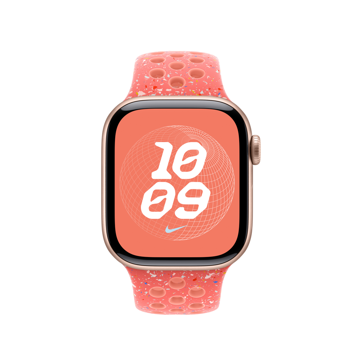 Apple Watch 38/40/41mm žhavě oranžový sportovní řemínek Nike – M/L - bonami.click