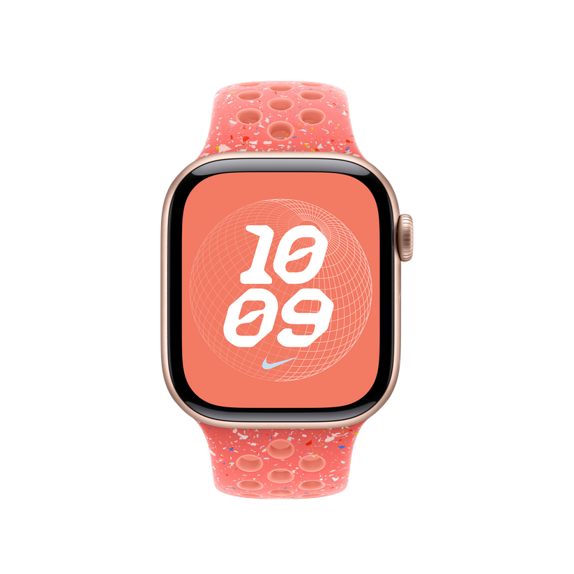 Apple Watch 38/40/41mm žhavě oranžový sportovní řemínek Nike – M/L - bonami.click
