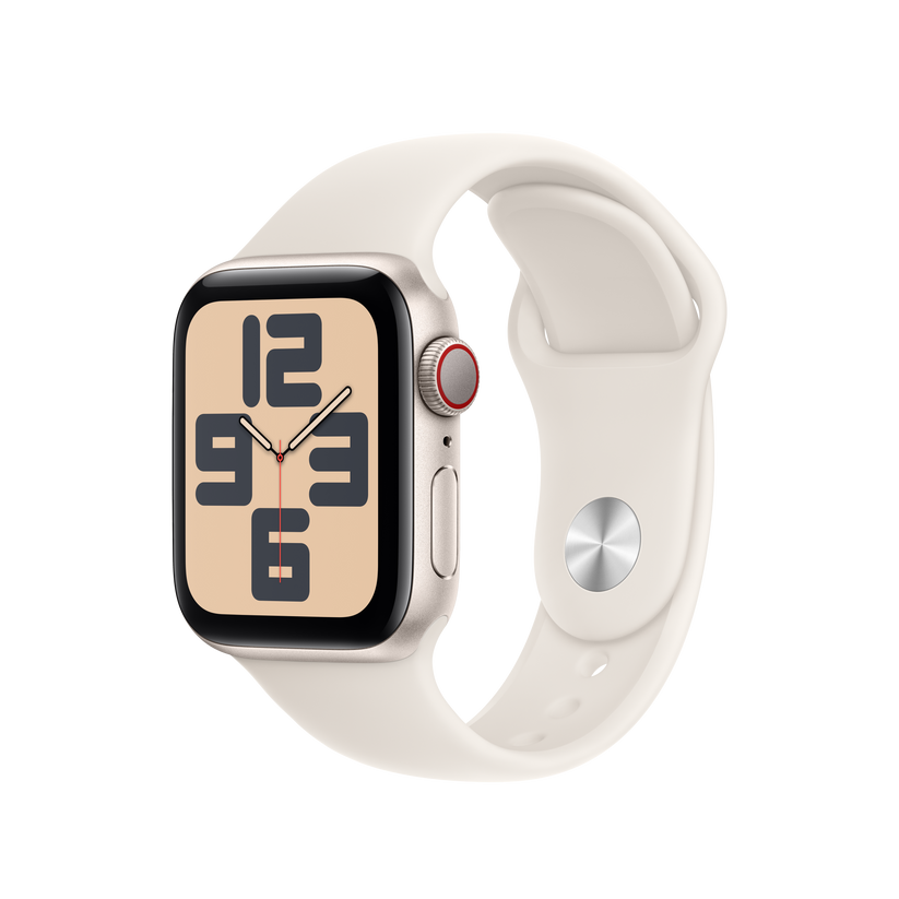 Apple Watch 38/40/41mm hvězdně bílý sportovní řemínek – M/L - bonami.click