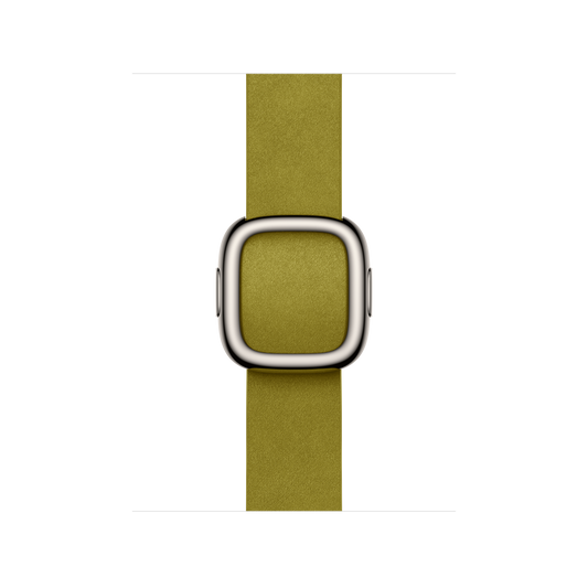 Apple Watch 38/40/41/42mm zelenožlutý řemínek s moderní přezkou – střední - bonami.click