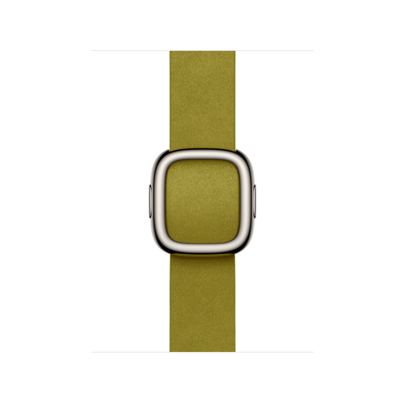 Apple Watch 38/40/41/42mm zelenožlutý řemínek s moderní přezkou – malý - bonami.click