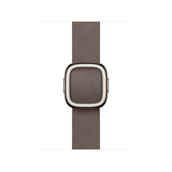 Apple Watch 38/40/41/42mm šedohnědý řemínek s moderní přezkou – velký - bonami.click