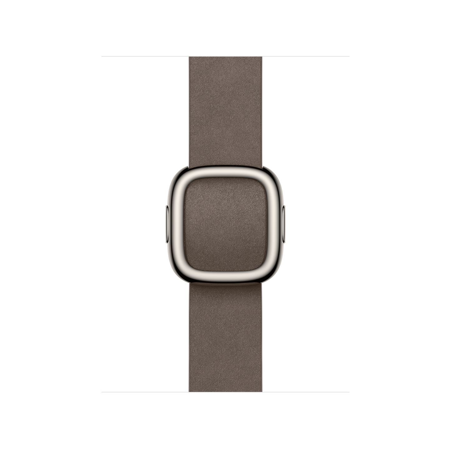 Apple Watch 38/40/41/42mm šedohnědý řemínek s moderní přezkou – střední - bonami.click