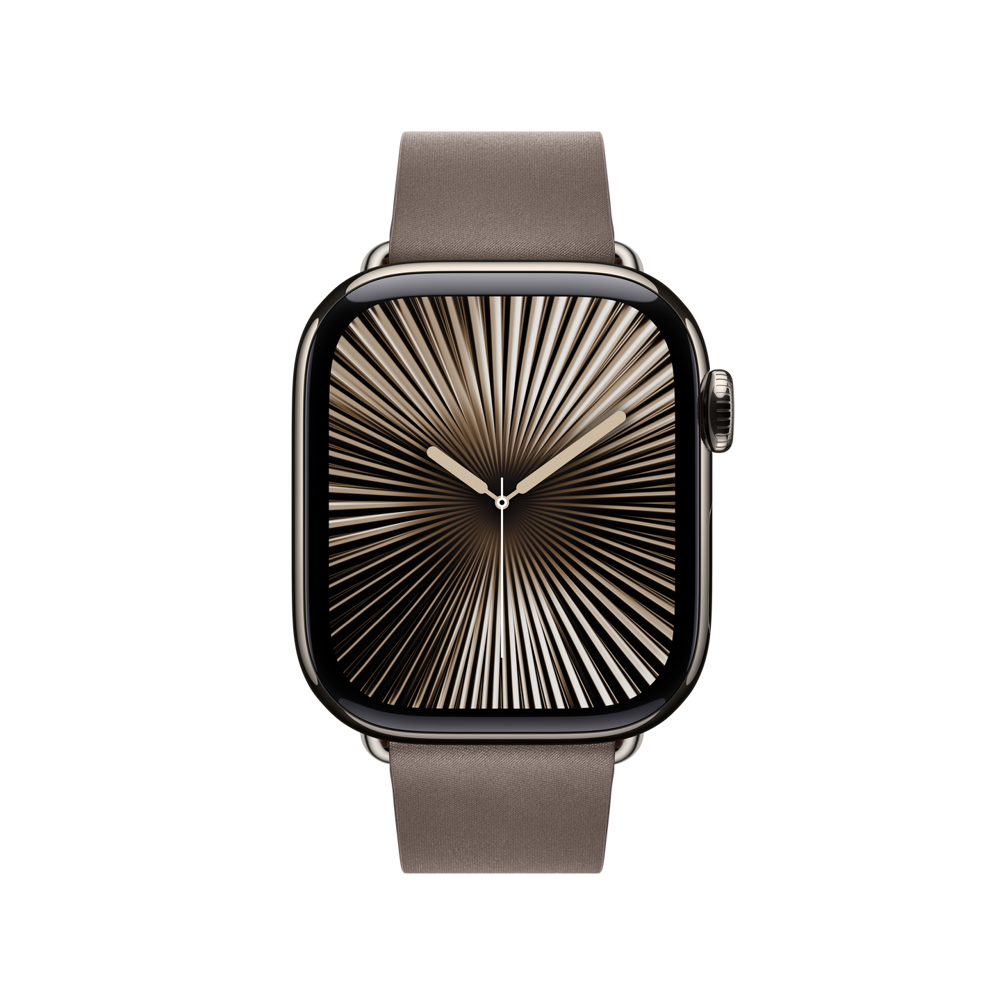 Apple Watch 38/40/41/42mm šedohnědý řemínek s moderní přezkou – malý - bonami.click