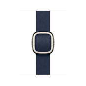 Apple Watch 38/40/41/42mm temně modrý řemínek s moderní přezkou – střední - bonami.click