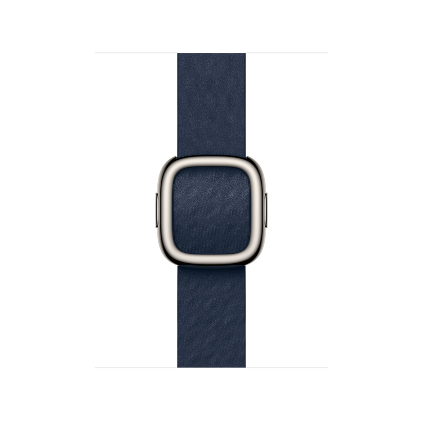 Apple Watch 38/40/41/42mm temně modrý řemínek s moderní přezkou – střední - bonami.click