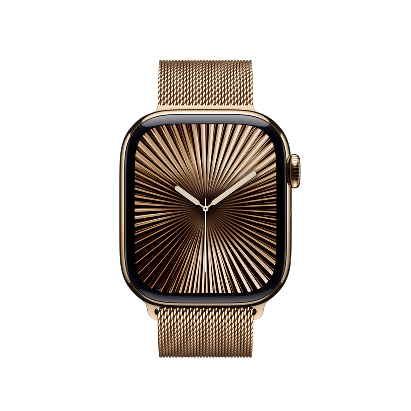 Apple Watch 38/40/41/42mm zlatý milánský tah – M/L - bonami.click