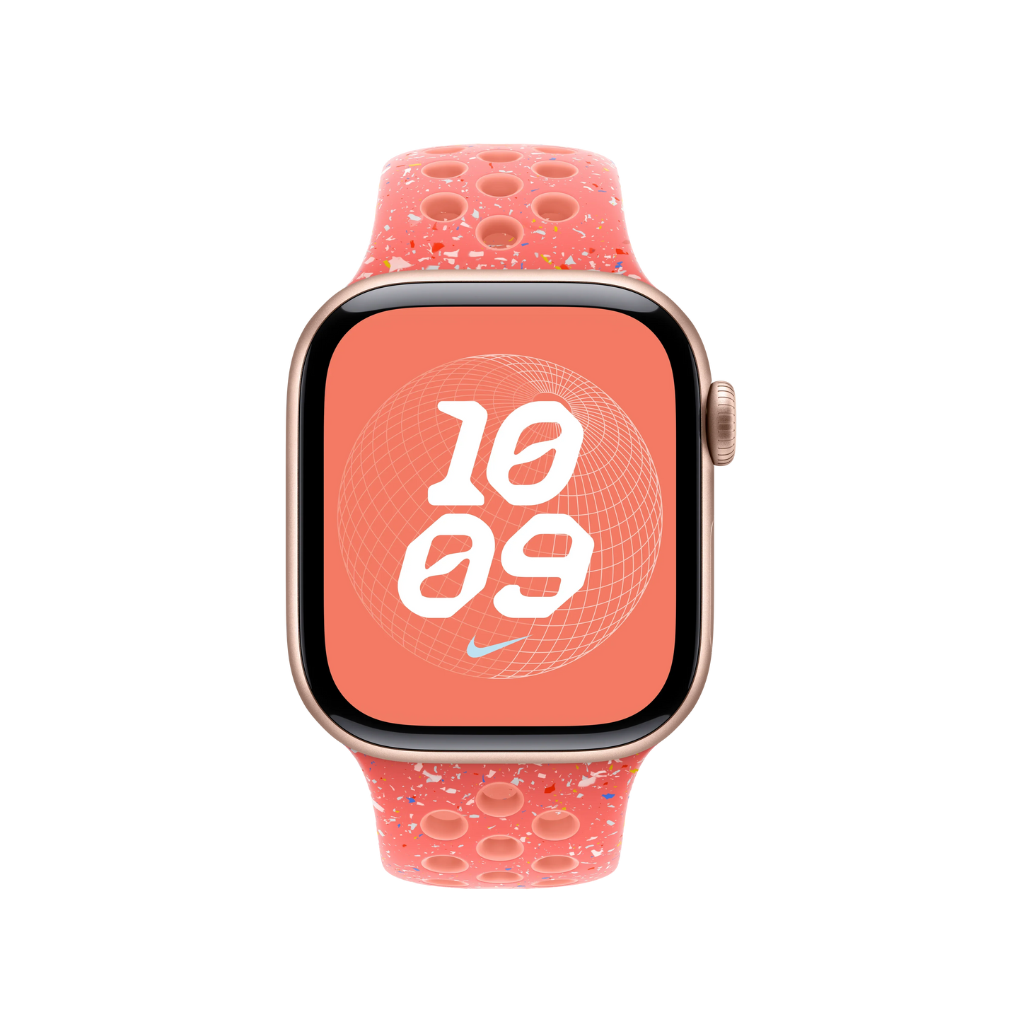 Apple Watch 38/40/41/42mm žhavě oranžový sportovní řemínek Nike - S/M - bonami.click