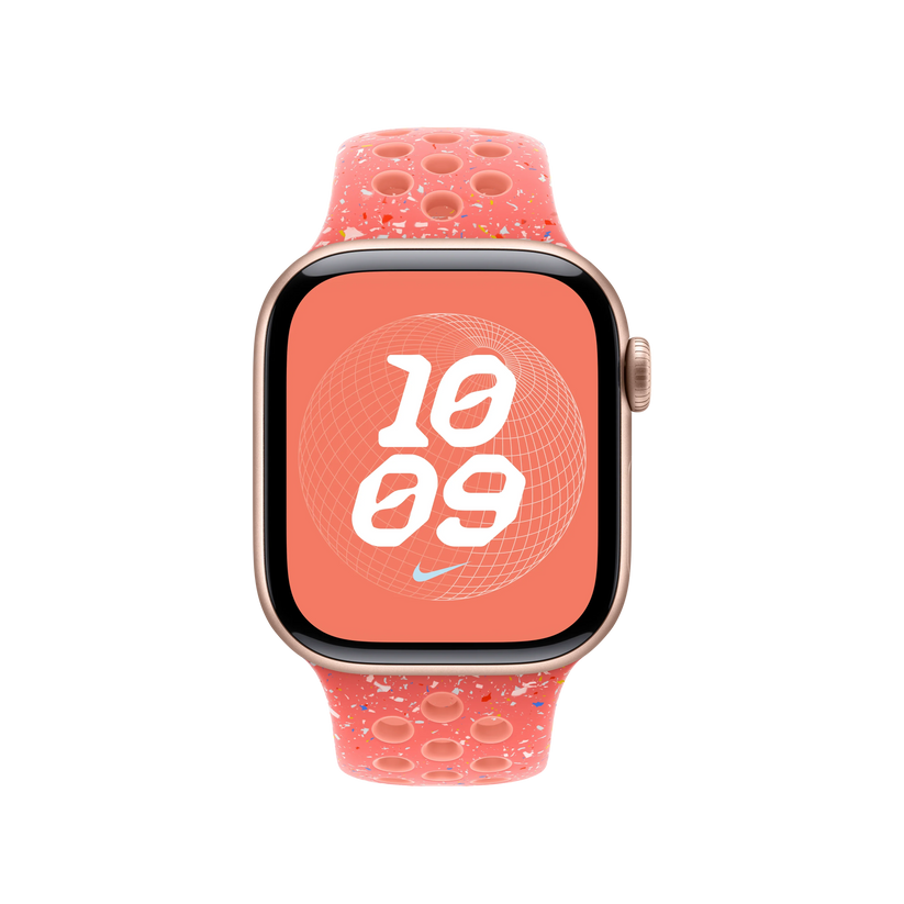 Apple Watch 38/40/41/42mm žhavě oranžový sportovní řemínek Nike - S/M - bonami.click