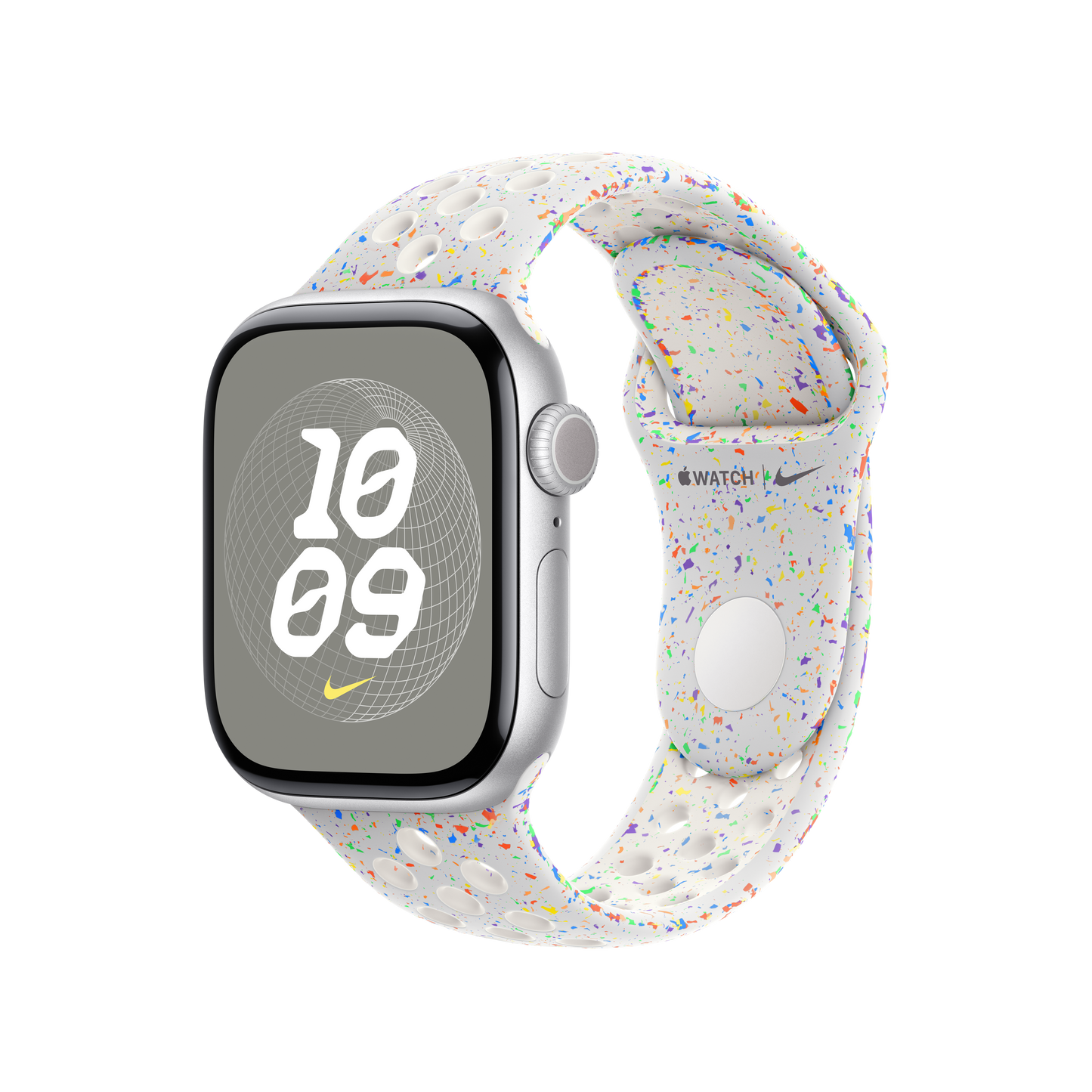 Apple Watch 38/40/41/42mm platinový sportovní řemínek Nike - M/L - bonami.click